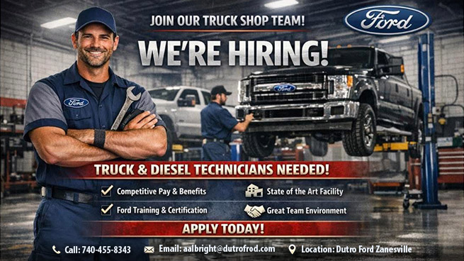 Hiring for Truck Shop Team